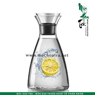 BÌNH THỦY TINH CAO CẤP EO VAN 1 CHIỀU - 1600ML
