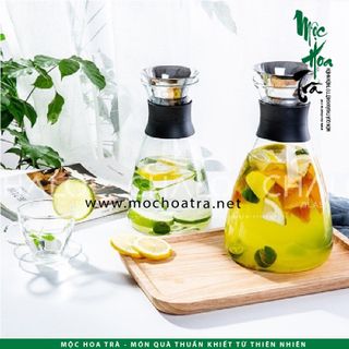 BÌNH THỦY TINH CAO CẤP EO VAN 1 CHIỀU - 1600ML