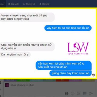 Serum trị mụn Love Skin White 25ml (Tặng 1 lọ 5ml)
