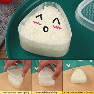 Set 7 Khuôn ép, tạo hình cơm nắm mẫu tam giác