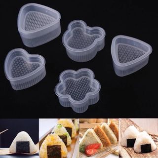 Set 7 Khuôn ép, tạo hình cơm nắm mẫu tam giác