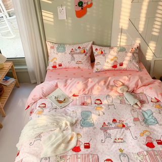 Bộ Chăn Ga Gối Cotton Living, cotton 100% giá sỉ