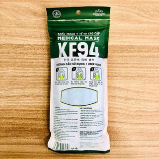 Khẩu trang KF94 Đồng Xanh Premium Mask