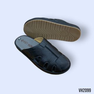 Dép Da Nam – Dép Quai Ngang Da Bò Thật Việt Hưng VH2099