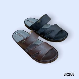 Dép Da Nam – Dép Quai Ngang Da Bò Thật Việt Hưng VH2086