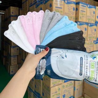 Khẩu trang kf94 Skymask loại có màu