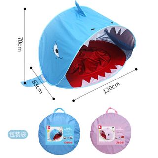 Lều đi biển tự bung kiêm bể bơi mini cho bé hình cá 1M2