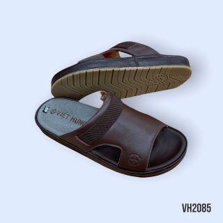 Dép Da Nam – Dép Quai Ngang Da Bò Thật Việt Hưng VH2085