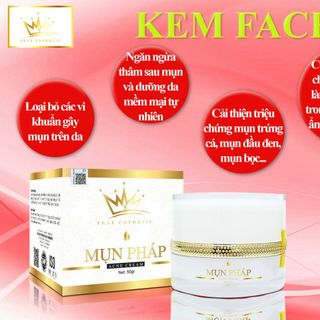 KEM FACE MỤN TRẮNG DA PHÁP COSMETIC ACNE CREAM - TẶNG KÈM SERUM LINH CHIn giá sỉ