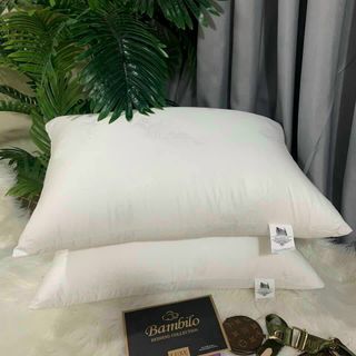 Gối lông vũ siêu êm có túi đựng sang trọng