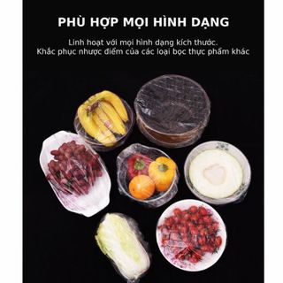 Màng bọc thực phẩm túi gấu (set 100 cái) giá sỉ