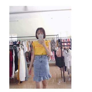 Áo Phông Nữ Tay Bèo giá sỉ