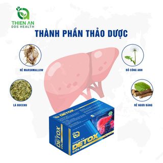 THẢI ĐỘC GAN - Detox Thiên An Gold - Chính Hãng