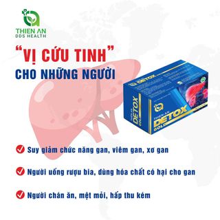 THẢI ĐỘC GAN - Detox Thiên An Gold - Chính Hãng