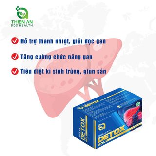 THẢI ĐỘC GAN - Detox Thiên An Gold - Chính Hãng