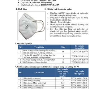 Khẩu trang y tế 5 lớp VN95 (KHÔNG VAN)