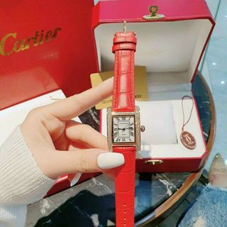 ĐỒNG HỒ CARTlER DA NỮ TRUNG CẤP XINH XINH