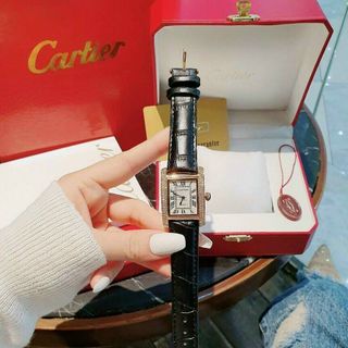 ĐỒNG HỒ CARTlER DA NỮ TRUNG CẤP XINH XINH