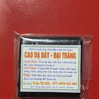 CAO DẠ DÀY- ĐẠI TRÀNG- THUỐC NAM DÂN TỘC DAO