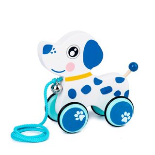Đồ chơi xe kéo tập đi hình thú siêu xinh gỗ tự nhiên an toàn cho bé