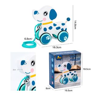 Đồ chơi xe kéo tập đi hình thú siêu xinh gỗ tự nhiên an toàn cho bé