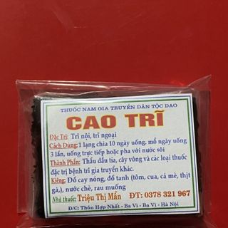 CAO TRĨ-THUỐC NAM DÂN TỘC DAO