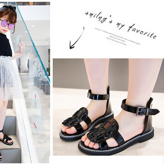 Giày sandal chiến binh bé gái phong cách Hàn Quốc mới