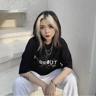 Áo unisex tay lỡ form rộng missout cá tính