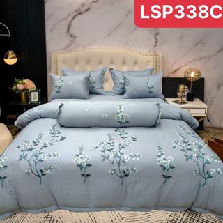 Bộ Chăn Ga Gối Lụa Tơ Tằm Cao Cấp 7 món