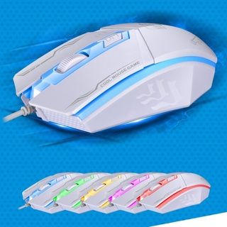 Chuột máy tính có dây HM00168, chuột gaming led nhiều màu siêu bền