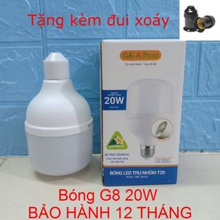 Bóng đèn Led trụ nhôm 60w 50w 40w Thiết Bị Điện G8 ánh sáng trắng tiết kiệm điện 80%