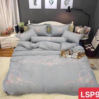 Bộ Chăn Ga Gối Lụa Tơ Tằm Cao Cấp Trần Bông