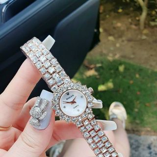 ĐÒNG HỒ ROLLEX NỮ MINl FULL ĐÁ