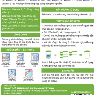 Sữa Bột BIO Nutrition Formula MAMA Hộp Dành Cho Phụ Nữ Mang Thai Và Đang Cho Con Bú