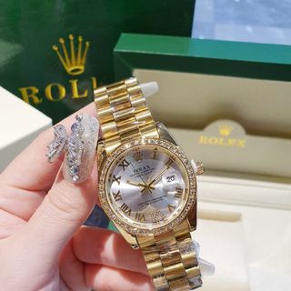 ĐỒNG HỒ ROLEXX LA MÃ NAM DÂY ĐÚC