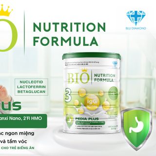 Sữa Bột BIO Nutrition Formula PEDIA PLUS Cho Trẻ 1-10 Tuổi Hộp 900g