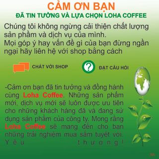1kg Cà phê BỘT PHA PHIN Loha Coffee , vị đậm , đắng , mạnh , hậu ngọt , 100% nguyên chất, không tẩm ướp , không pha trộn hương liệu