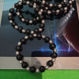 Vòng tay chuỗi đeo tay đá đen đẹp