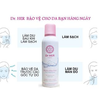 [ Mua 2 tặng 1] Xịt khoáng làm dịu da Dr Her Paris 150ml