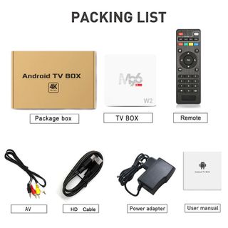 Android TV Box M96-W2 Ram 4GB Rom 32GB Có Điều Khiển Giọng Nói