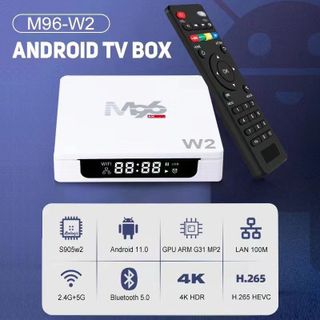 Android TV Box M96-W2 Ram 4GB Rom 32GB Có Điều Khiển Giọng Nói