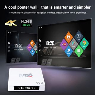 Android TV Box M96-W2 Ram 4GB Rom 32GB Có Điều Khiển Giọng Nói