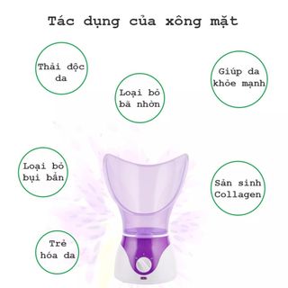 Máy xông mũi họng xông mặt thảo dược hoa quả nóng, xông hơi mini thông minh