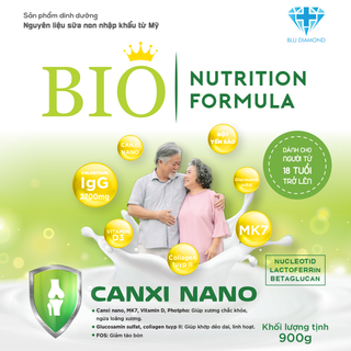 Sữa Bột BIO Nutrition Formula Canxi Nano Dành Cho Người Trên 18 Tuổi