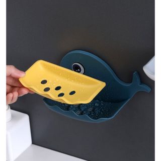 Khay đựng xà bông dán tường hình cá heo
