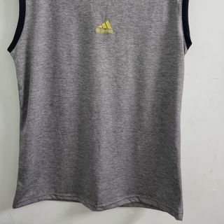 Áo sát nách nam tập gym thể thao kiểu 3 sọc vai chất vải nhập ngoại