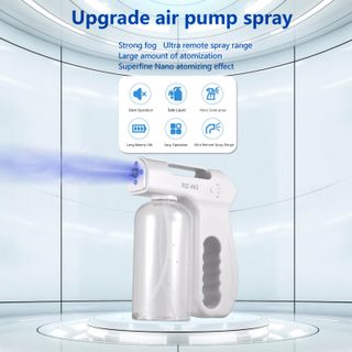 Máy xịt khử khuẩn cầm tay nano 800Ml RZ-W3, súng phun khử khuẩn tiệt trùng bằng tia UV diệt 99% vi khuẩn