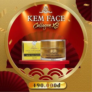 Kem face collagen x3