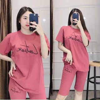 Đồ bộ, Set bộ đồ thun, set đồ thun lững mặc nhà, đi chơi, dễ thương SBL01