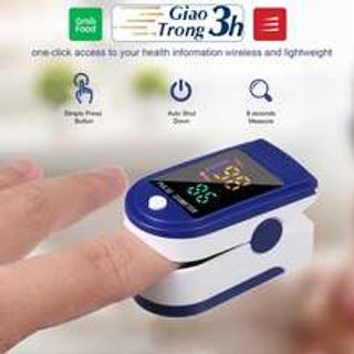 máy đo nồng độ oxy spo2, đo nhịp tim lk87, máy đo nồng độ oxy trong máu + 2 pin
